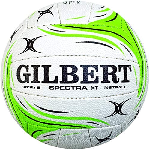 Image of Gilbert Boys Spectra XT Match Net Ball - White/Green, Size 5