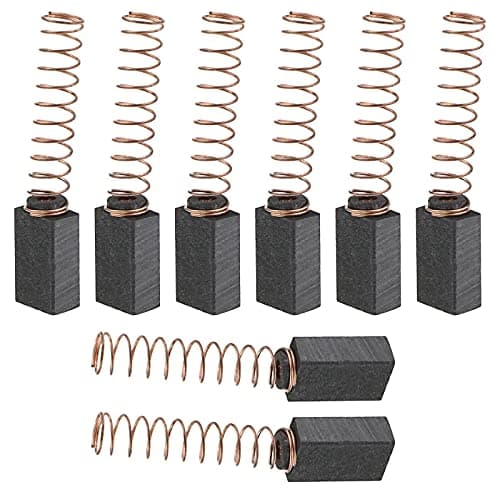 Image of OTOTEC 4 Pairs of Sander Carbon Brushes 14x8x5mm Compatible with Festool ETS 150/3 EQ/ETS 150/3 EQ-C ES 150/5 EQ-C/ETS 125 EQ Electric Hammer Drill Grinder Replacement Parts