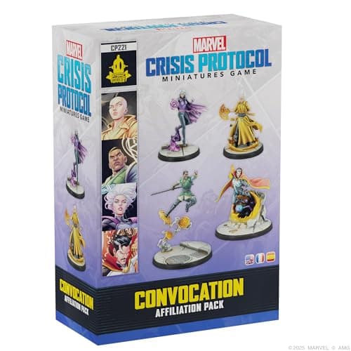 Image of Asmodee | Marvel: Crisis Protocol Convocation Affiliation Pack | Tabletop Card Game Expansion | Ages 14+ | 2 Players | 90+ Minutes Playing Time