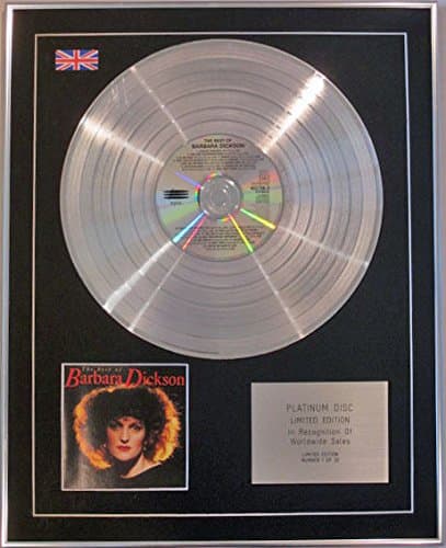 Image of BARBARA DICKSON - Limited Edition CD Platinum Disc - THE BEST OF
