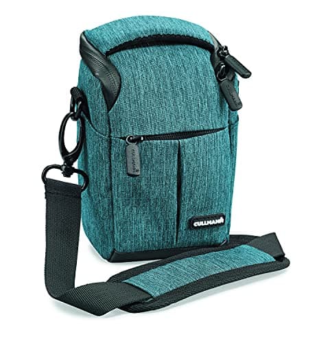Image of Cullmann - 90273 - MALAGA Vario 100 Camera bag for compact and small CSC cameras or camcorders, blue - inside dimensions: 70x120x60mm - water-repellent thanks to 450D rip-stop polyester PU