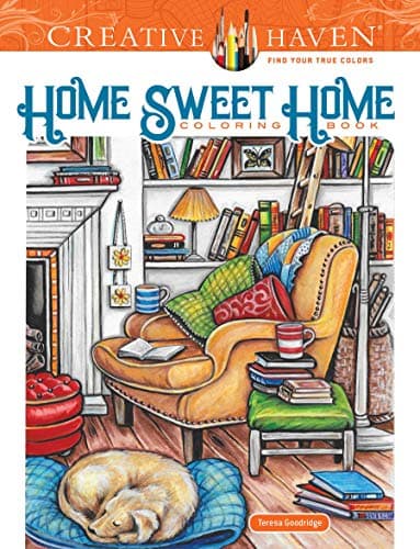 Image of Creative Haven Home Sweet Home Coloring Book