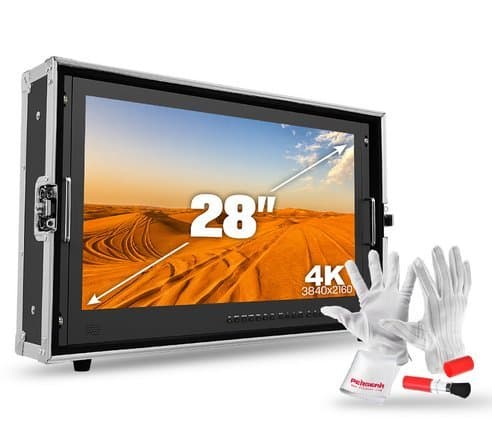 Image of GOWE Monitor 3840 * 2160 Broadcast Monitor 3G SDI 4K Ultra HD Monitor SDI HDMI Tally Director Monitor for Camera