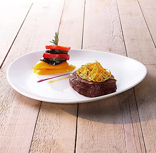 Image of Luminarc Set of 6 'Friends Time Steak Plate 30x26 cm