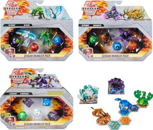 Image of BAKUGAN Geogan Rising - Geogan Brawler Set - Season 3 Pack Geogan Balls with BakuCores and Cards - 6060272 - From the Cartoon - Children's Toy 6 Years and Above - Random Model