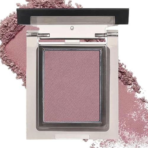 Image of Mauve Taupe Matte Single Eyeshadow Palette for Older Women - Purple Blendable Neutral Eyeshadow Palette - High Pigment Waterproof Plum Eye Shadow - 04