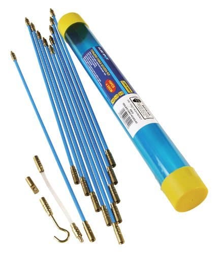 Image of 10 x 330m Cable Access Kit Toolbox Electricians Puller Pulling Rods Wires by BLUES-