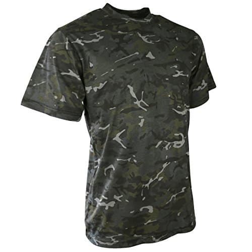 Image of Kombat UK Men Adult Camo T-shirts - BTP Black, Large