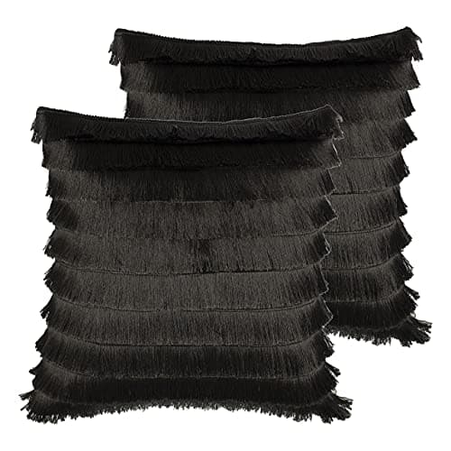 Image of furn. Flicker Twin Pack Polyester Filled Cushions, Graphite, 45 x 45cm