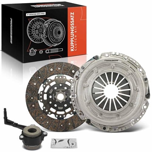 Image of Frankberg Clutch Kit with Central release Bearing Compatible with A3 8L1 1.8L 1.9L 1996-2003 Golf IV 1J1 1.8L-2.8L 1998-2005 Polo 9A 9N 1.9L 2003-2009 Ibiza III 6L1 1.9L 2002-2009 Replace# 0A5141671R