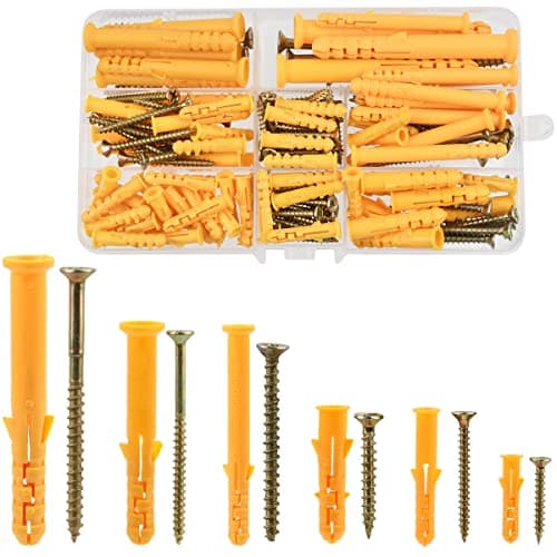 Image of DODUOS 150PCS Wall Plugs and Screws Set for Brick, Concrete, Drywall - M6/M8/M10 Masonry Fixings