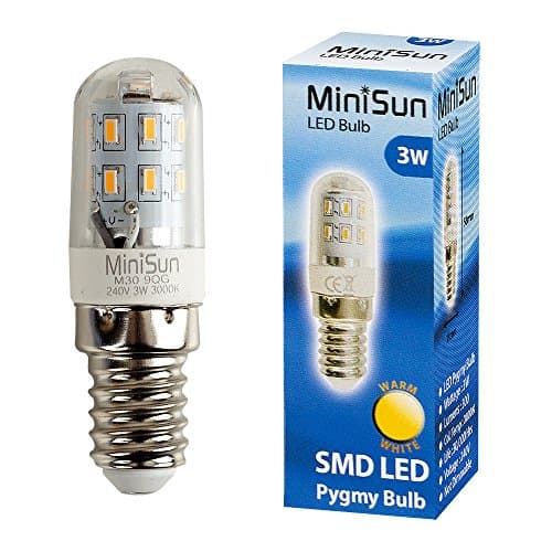 Image of MiniSun | 3W High Power SES E14 LED Pygmy Energy Saving Long Life Light Bulb | LED Bulbs, Home Décor & Improvement Essential | 3000K Warm White