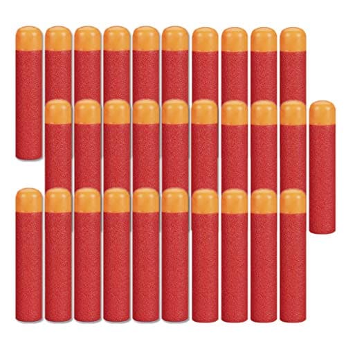 Image of YAAVAAW 30Pcs Big Red Mega Bullets Foam Darts,9.5cm Refill Large Bullets Mega Darts for Nerf N-strike Elite Mega Bullets Series Blasters Kids Toy Gun Darts
