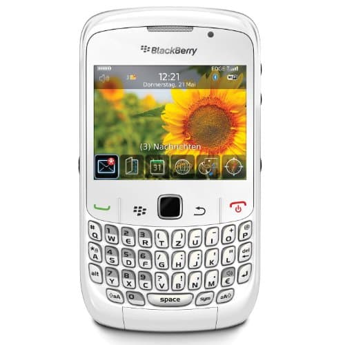 Image of BlackBerry Curve 8520 - Smartphone - GSM - full keyboard - BlackBerry OS - White