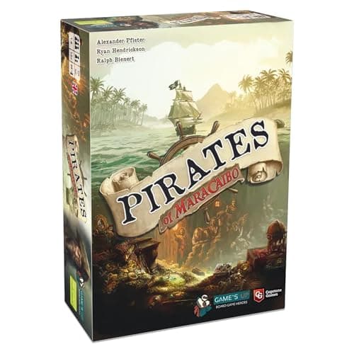 Image of Capstone Games Pirates of Maracaibo Board Game Base Game 1 to 4 Players Ages 13+