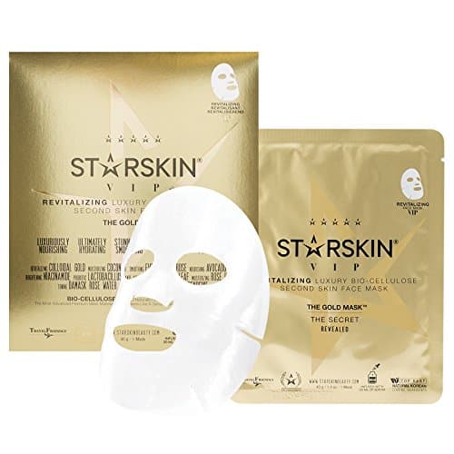 Image of STARSKIN The Gold Mask™ VIP Revitalising Luxury Coconut Bio-Cellulose Second Skin Face Mask
