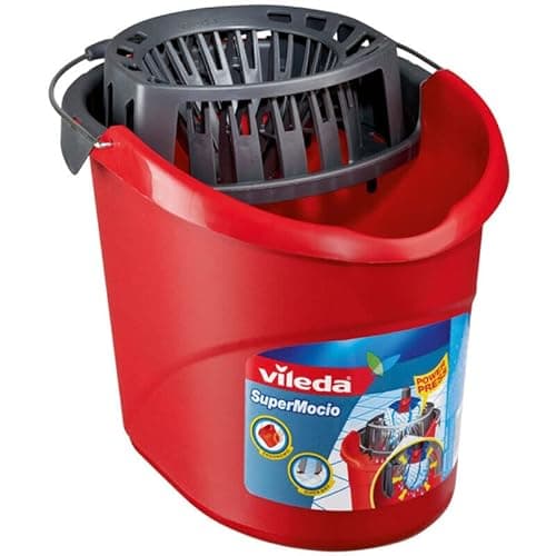 Image of Vileda Bucket & Wringer Mop Bucket & Wringer for SuperMocio Mops Torsion Power