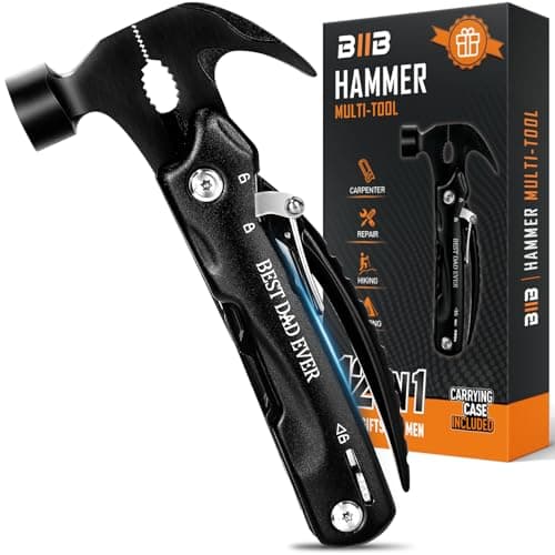 Image of BIIB Father s Day Gifts, 12 in 1 Multi Tool Gadgets, Dad Gifts from Daughter/Son, Fathers Day Presents Camping Accessories, Gifts for Men Who Have Everything