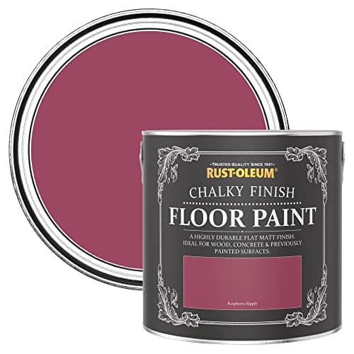 Image of Rust-Oleum Pink Scratch-Proof Floor Paint in Matt Finish - Raspberry Ripple 2.5L