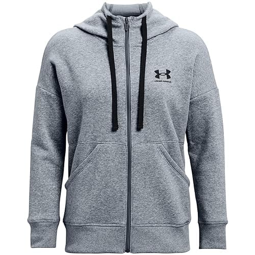 Image of Under Armour Womens Rival Full Zip Hoodie Grey M