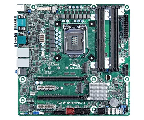 Image of Asrock Industrial IMB-X1313 Micro ATX Motherboard Intel W480E LAG1200 Dual Channel DDR4 2933/2666 / 2400 MHz