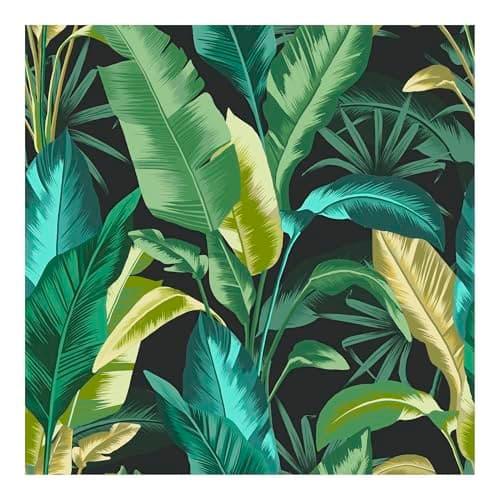 Image of Graham & Brown Envy Leaf It Out - Midnight Wallpaper