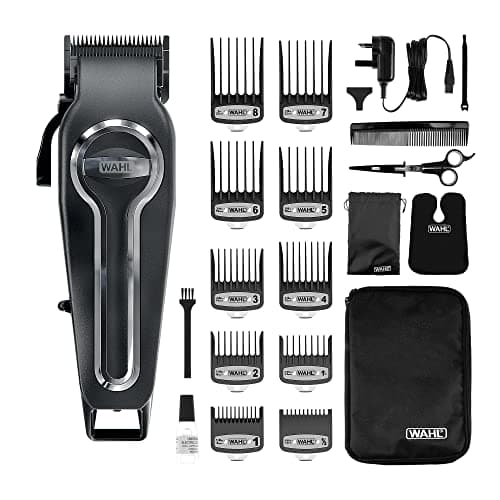 Image of Wahl Elite Pro Cordless Hair Clipper, Men's Cordless Hair Clippers, Hair Clippers for Men, DIY Haircuts, Home Hair Cutting, Men’s Head Shaver, Buzz Cut, Fading, Secure Fit Premium Cutting Combs, Black