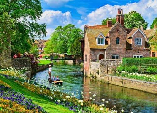 Image of Westgate Gardens Jigsaw Puzzles for Adults 1000 Jigsaws Historic River Tour 1000 Piece Jigsaw Puzzles for Adults