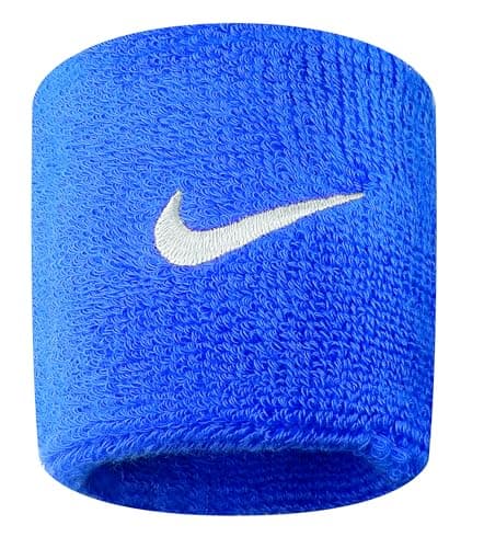 Image of NIKE WRISTBAND SWOOSH ROYAL/WHITE