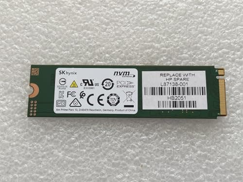 Image of for Hp L87138-001 SK Hynix 512GB BC501 NVMe M.2 HFM512GDJTNG SSD Solid State Drive