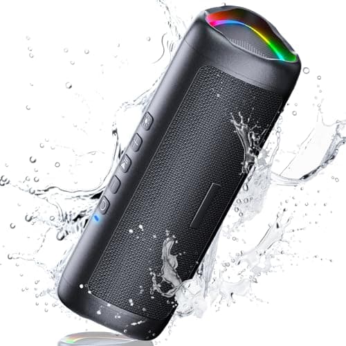 Image of UOHHBOE 30W Bluetooth Speaker, Bluetooth 5.4 Speakers Wireless Bluetooth with RGB Lights, Louder Volume & Enhanced Bass, IP7 Waterproof, 24H Play, 30M Range for Home Party Camping Travel, Gift Ideas
