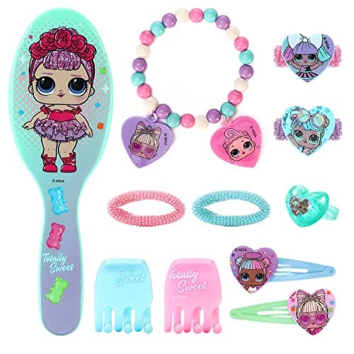 Image of L.O.L. Surprise! Girl 11pcs Girls Kids Hair Accessories Clips Comb Bands and Beauty Set