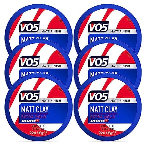 Image of VO5 Sculpted Texture And Choppy Matt Finish Extreme Style Matt Clay (Pack Of 6)