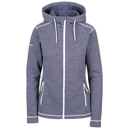 Image of Trespass Womens Fleece Jacket Full Zip Hoodie Zip Pockets Rootless