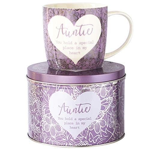 Image of Arora 7050 Said with Sentiment Mug & Tin-Auntie, Ceramic, Multicolor