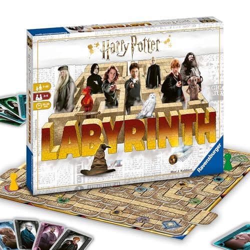 Image of Ravensburger Harry Potter - Labryinth The Move Maze Board Game for Families, Kids and Adults Age 7 Years Up - 2 to 4 Players