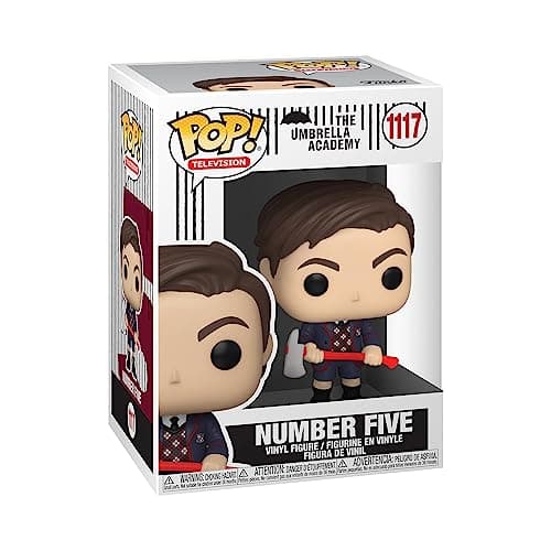 Image of Funko POP! TV: Umbrella Academy - Number Five 5 Vinyl - Collectable Vinyl Figure - Gift Idea - Official Merchandise - Toys for Kids & Adults - TV Fans - Model Figure for Collectors and Display