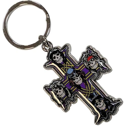 Image of Guns N' Roses Keyring Keychain Appetite for destruction Official metal One Size