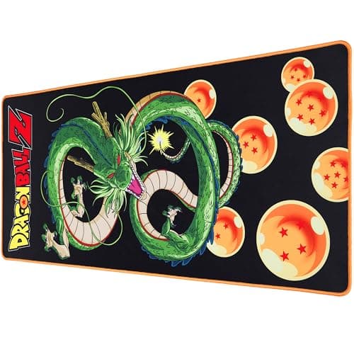 Image of Subsonic XXL Mouse Pad - Desk Pad Dragon Ball 90x40 cm - Smooth Surface Optimized for Sensors, Non-Slip Base, Stitched Edges