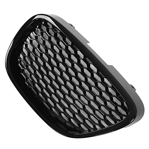 Image of Tbest Ill, Leon Mk2 Grill, Leon Mk2 Front Grill, Leon Mk2 Front Grill, Front Grille 1133007 Glossy Black Heatproof Bumper Mesh Grill Replacement for Leon Altea Toledo