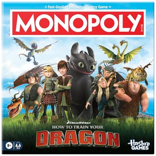 Image of DreamWorks How to Train Your Dragon Edition Monopoly Board Game - English Version