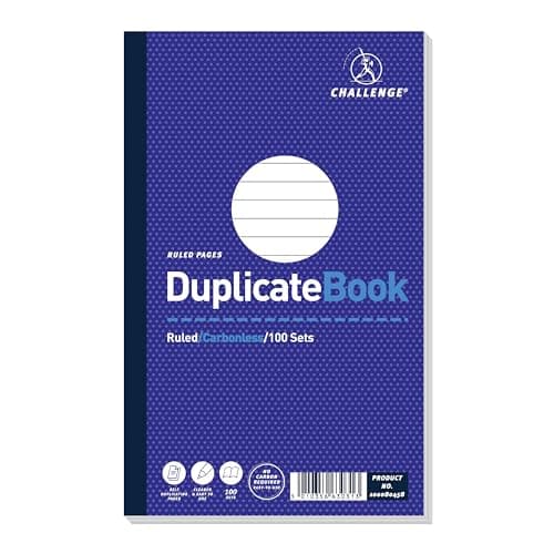 Image of Challenge Duplicate Book, Carbonless, 100 Pages, 1 pack (210 x 130 mm)