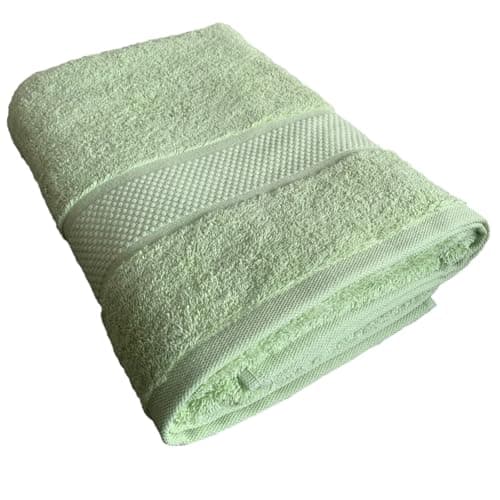 Image of Sue Rossi Towels 100% Turkish Combed Organic Cotton, 600gsm Thick, Plush Soft & Highly Absorbent, Quick Dry Home Or Hotel Quality Bathroom Towel (Sage Green, Bath Towel)