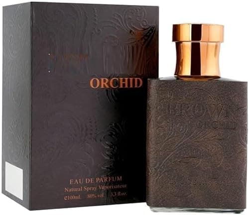 Image of DK Dark Brown Orchid – Men’s Eau De Parfum (100ml) | Long-Lasting, Amber, Powdery & Woody Soothing Fragrance