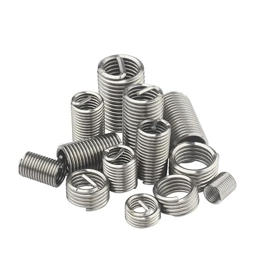 Image of 2pcs M24*1.5 * 1.5D~3D 304 Stainless Steel Wire Thread Insert Sleeve Bushing Screw Coil Repair Nut - Industrial Fasteners(M24x1.5x3D)