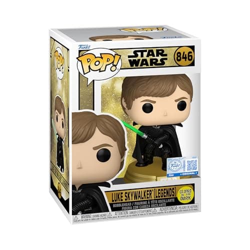 Image of Funko POP! Star Wars: Legends - Luke Skywalker - Glow in the Dark - Collectable Vinyl Figure - Gift Idea - Official Merchandise - Toys For Kids & Adults - Model Figure for Collectors and Display