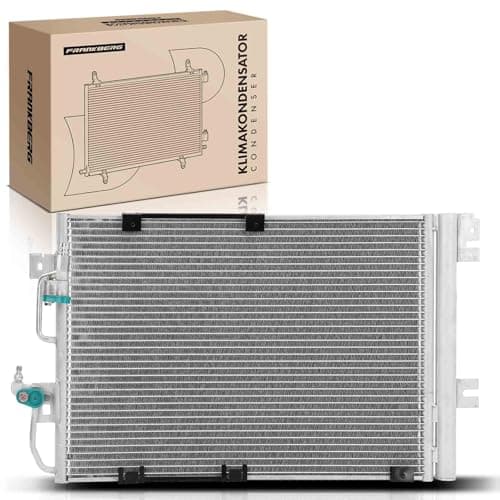 Image of Frankberg AC Condenser Air Conditioning with dryer Compatible with Astra H A04 L69 L70 1.2L 1.6L 1.8L 2004-2014 Zafira B A05 1.6L 1.8L 2.2L 2005-2015 Replace# 93178959