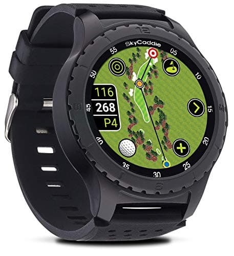 Image of SkyCaddie LX5, GPS Golf Watch with Touchscreen Display and HD Color CourseView Maps, Black, Small