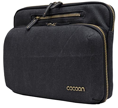 Image of Cocoon URBAN ADVENTURE - Bag and Organizer for iPad from 10 inches | Protective Case for Tablet with Integrated Belt | Elastic Belts - Black