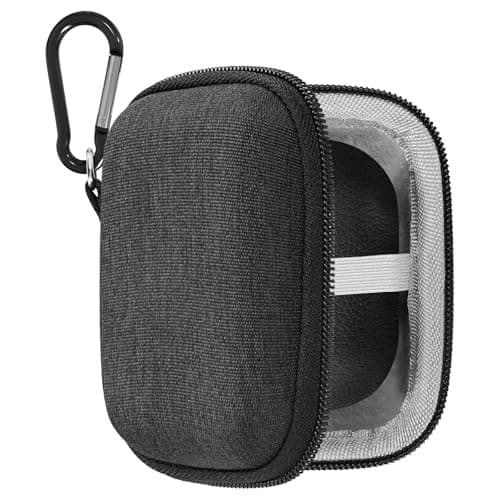 Image of Geekria Shield Earbuds Case Compatible with Bang & Olufsen Beoplay E8 3rd Generation, E8 2.0 / E8 1.0 True Wireless Earbud, Replacement Hard Shell Travel Carrying Bag with Carabiner Clip